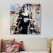 East Urban Home 'Kate's in NYC' Graphic Art Print on Canvas in Black/Gray/White | 12 H x 12 W x 0.75 D in | Wayfair ESUR8088 37467683