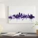 East Urban Home 'Kansas City, Missouri Skyline' by Michael Tompsett Graphic Art Print on Wrapped Canvas Canvas, | 8 H x 12 W x 0.75 D in | Wayfair