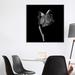 East Urban Home 'Rose Mix XXIV, B&W' By Magda Indigo Graphic Art Print on Canvas Canvas, in Black/Gray/White | 12 H x 12 W x 0.75 D in | Wayfair