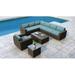 Everly Quinn Glen Ellyn 6 Piece Rattan Sectional Seating Group w/ Sunbrella Cushions Synthetic Wicker/All - Weather Wicker/Wicker/Rattan | Outdoor Furniture | Wayfair