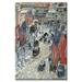 Buyenlarge 'Flags on Fifth Avenue Winter 1918' by Frederick Childe Hassam Painting Print in White | 36 H x 24 W x 1.5 D in | Wayfair
