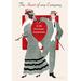 Buyenlarge 'The Heart of Any Company' by Wilbur Pierce Vintage Advertisement in Gray/Red | 30 H x 1.5 D in | Wayfair 0-587-20634-9C2030