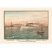 Buyenlarge U.S. Navy 2nd Class Cruisers (1899) - Colombia by Werner Painting Print in Blue/Brown | 28 H x 42 W x 1.5 D in | Wayfair