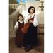 Buyenlarge Violin in the Country by William Bouguereau - Unframed Print in White | 36 H x 24 W x 1.5 D in | Wayfair 0-587-61553-LC2436