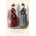 Buyenlarge 'Newest French Fashions 1884' by Warren Painting Print in White | 36 H x 24 W x 1.5 D in | Wayfair 0-587-31214-9C2436