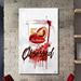 Picture Perfect International Drink Tim Hortons - Wrapped Canvas Advertisement Print Canvas in Red/White | 30 H x 18 W x 1 D in | Wayfair