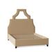 My Chic Nest Natalie Upholstered Platform Bed Upholstered in Brown | 64 H x 77 W x 90 D in | Wayfair 534-1047-1120-CK