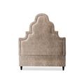 My Chic Nest Meela Panel Headboard Faux Leather/Upholstered/Velvet/Polyester/Linen/Cotton | 65 H x 80 W x 5.9 D in | Wayfair 548-105-1120-K