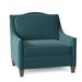 Lounge Chair - My Chic Nest Jill 36" Wide Lounge Chair Wood/Polyester/Cotton/Velvet/Fabric in Blue | 37 H x 36 W x 36 D in | Wayfair 678-1065