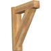 Ekena Millwork Traditional Craftsman Outlooker Wood in Brown | 22 H x 6 W x 26 D in | Wayfair OUT06X22X26TRA04RWR