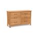 Copeland Furniture Monterey 6 Drawer 58.75" W Solid Wood Double Dresser Wood in Brown/Red | 35.25 H x 58.75 W x 20.25 D in | Wayfair 2-MNT-60-03