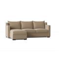 Brown Sectional - My Chic Nest Parker 96" Wide Left Hand Facing Modular Sofa & Chaise | 34 H x 96 W x 68 D in | Wayfair 542-1024-1120