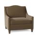 Lounge Chair - My Chic Nest Jill 36" Wide Lounge Chair Wood/Velvet/Fabric in Gray/Brown | 37 H x 36 W x 36 D in | Wayfair 678-1075