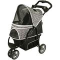 Gen7Pets Standard Stroller, Steel in Black/Brown | 39 H x 21 W x 35 D in | Wayfair G2340BO