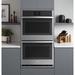 GE Profile™ GE Profile Smart Appliances 29.75" Self-Cleaning Convection Electric Double Wall Oven, in Gray | 53 H x 29.75 W x 26.75 D in | Wayfair