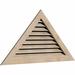 Ekena Millwork Pitch Wood Triangle Recessed Mount Gable Vent in Brown/Gray | 21.38 W in | Wayfair GVWTR64X1601SFUPI