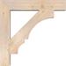 Ekena Millwork Balboa Block Bracket Wood in White | 36 H x 6 W x 36 D in | Wayfair BKT06X36X36BOA05SDF