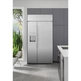 GE Profile™ GE Profile Smart Appliances 48" Side by Side 28.7 cu. ft. Smart Refrigerator in Gray | 84 H x 48 W x 28.5 D in | Wayfair PSB48YSNSS