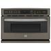 GE Profile™ 27" Capacity cu. 1.7 Convection Electric Single Wall Oven w/ Built-In Microwave in Gray | 19.0313 H x 26.75 W x 23.5 D in | Wayfair