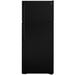 GE Appliances 28" Counter Depth Top Freezer 17.5 cu. ft. Refrigerator in Black | 67.37 H x 28 W x 32.62 D in | Wayfair GTS18DTNRBB