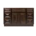 Cabinets.Deals 60" Free-Standing Single Bathroom Vanity Base Only Solid + Manufactured Wood in Brown | 34.5 H x 60 W x 21 D in | Wayfair