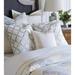 Eastern Accents Brentwood by Barclay Butera Duvet Cover Set Cotton in Blue/White | Twin Duvet Cover + 2 Shams + 1 Throw Pillow | Wayfair