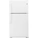 GE Appliances GE ENERGY STAR 21.9 Cu. Ft. Top-Freezer Refrigerator in White | 66.375 H x 32.75 W x 34.5 D in | Wayfair GIE22JTNRWW