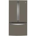 GE Appliances GE 36" Counter Depth French Door 23.1 cu. ft. Smart Energy Star Refrigerator w/ Fingerprint Resistant Finish in Gray | Wayfair