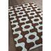 White 24 x 0.75 in Indoor Area Rug - George Oliver Vasques Brown/Blue Area Rug Wool | 24 W x 0.75 D in | Wayfair GOLV2894 43191488