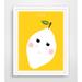 Harriet Bee Belhaven Sweet Lemon on Paper in White/Yellow | 10 H x 8 W in | Wayfair HBEE1485 39063554