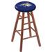 Holland Bar Stool NCAA 24" Bar Stool Wood/Plastic/Acrylic in Yellow | 24 H x 18 W x 18 D in | Wayfair RC24OSMedMontSt