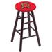 Holland Bar Stool NCAA 30" Bar Stool Wood/Plastic/Acrylic in Brown | 30 H x 18 W x 18 D in | Wayfair RC30MSDCMrylnd