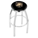 Holland Bar Stool NCAA 36" Swivel Bar Stool Upholstered/Metal in Gray | 36 H x 19 W x 19 D in | Wayfair L8C2C36USMilA