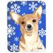 The Holiday Aisle® The Holiday Aisle Ashlynn Chihuahua Christmas Glass Cutting Board Glass | 0.15 H x 11.25 W in | Wayfair
