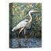 Highland Dunes 'Heron' Wrapped Canvas Print on Canvas Canvas | 18 H x 12 W x 1.25 D in | Wayfair HLDS4116 40811225