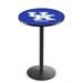 Holland Bar Stool NCAA 36" Pub Table Metal in Blue/Black | 36 H x 28 W x 28 D in | Wayfair L214B3628UKY-UK