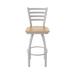 Holland Bar Stool Jackie Swivel Stool Wood/Metal in Gray | 39 H x 18 W x 18 D in | Wayfair 41025ANNatMpl