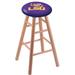 Holland Bar Stool NCAA 24" Bar Stool Wood/Plastic/Acrylic in Brown | 24 H x 18 W x 18 D in | Wayfair RC24OSNatLaStUn