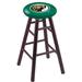 Holland Bar Stool NCAA 24" Bar Stool Wood/Plastic/Acrylic in Brown | 24 H x 18 W x 18 D in | Wayfair RC24OSDCBmijSt