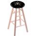 Holland Bar Stool NCAA 24" Bar Stool Wood/Plastic/Acrylic in Brown | 24 H x 18 W x 18 D in | Wayfair RC24MSNatVander