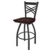 Holland Bar Stool 820 Catalina Swivel Bar Stool Wood/Metal in Gray | 44 H x 18 W in | Wayfair 82030PWDCMpl