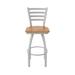 Holland Bar Stool Jackie Swivel Stool Wood/Metal in Gray | 39 H x 18 W x 18 D in | Wayfair 41025ANMedOak