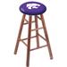 Holland Bar Stool NCAA 24" Bar Stool Wood/Plastic/Acrylic in Yellow | 24 H x 18 W x 18 D in | Wayfair RC24MSMedKnsasS