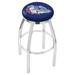 Holland Bar Stool NCAA Swivel Counter and Bar Stool Upholstered/Metal in Gray | 30 H x 18 W x 18 D in | Wayfair L8C2C25Gonzga