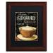 Trademark Fine Art "Today's Coffee II" by Lisa Audit Framed Vintage Advertisement Canvas | 14 H x 11 W x 0.5 D in | Wayfair WAP0177-W1114BMF