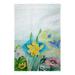 Betsy Drake Interiors Florals 1-Sided Polyester Garden Flag in Gray/Green | 18 H x 12.5 W in | Wayfair FL194