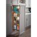 Hardware Resources Wire Pull out Pantry Steel in Gray | 63 H x 9.88 W x 19.34 D in | Wayfair CPPO1263SC