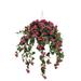 House of Hampton® Faux Bougainvillea Trailing Hanging Flowering Plant in Suspended Planter Metal | 40 H x 18 W x 18 D in | Wayfair