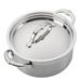 Hestan ProBond 3 QT Covered Soup Pot Non Stick/Aluminum/Stainless Steel in Gray | 5.25 H x 11.62 W in | Wayfair 31582