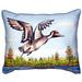 Betsy Drake Interiors Pintail Duck Outdoor Rectangular Pillow Cover & Insert Polyester/Polyfill blend | 11 H x 14 W x 8 D in | Wayfair SN394